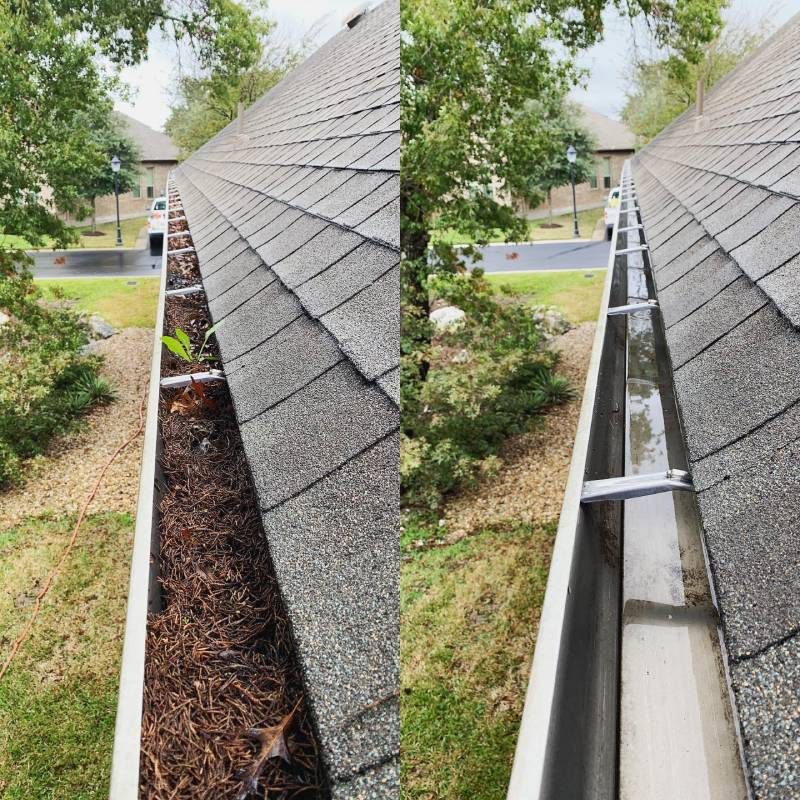 Gutter flush